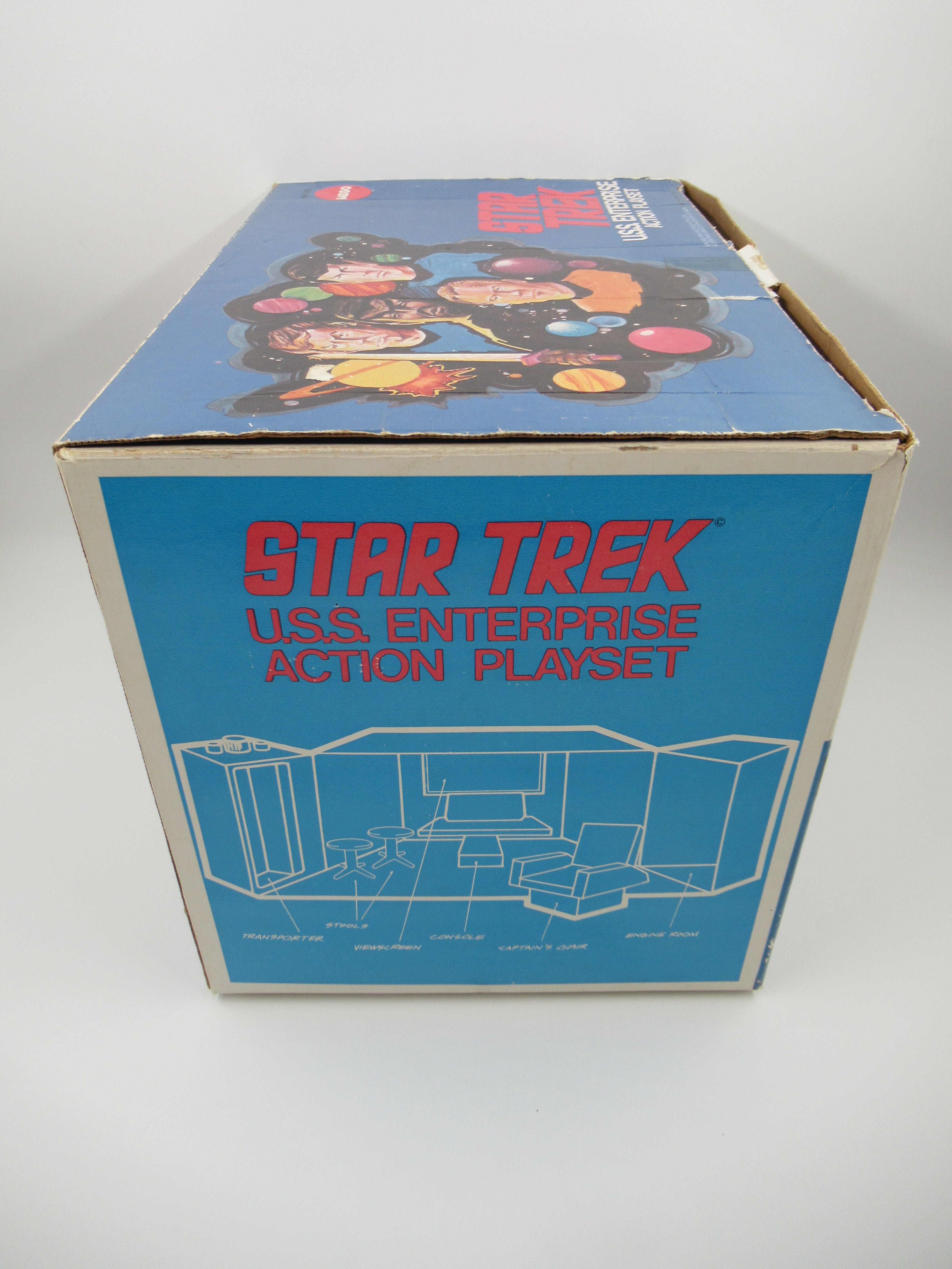 STAR TREK U.S.S. Enterprise Bridge Action Playset with Box - Mego Corp. (1976) Vintage Toy